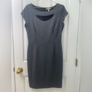 10 Banana Republic Charcoal Cutout Sheath Dress